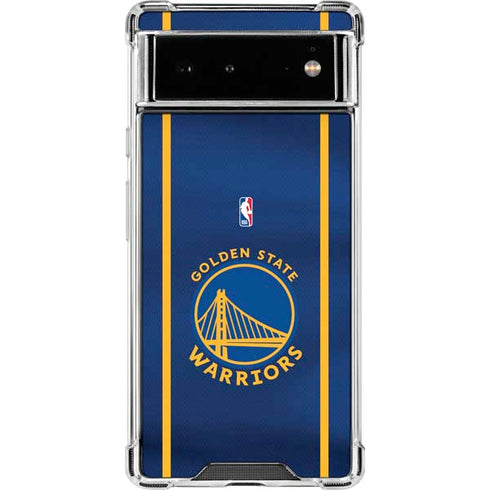 NBA Golden State Warriors Jersey Google Pixel 6 Clear Case